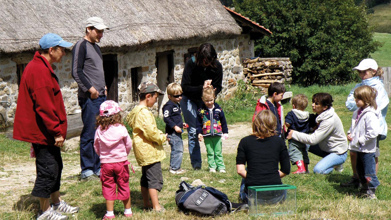 animation scolaire a la jasserie du coq noir