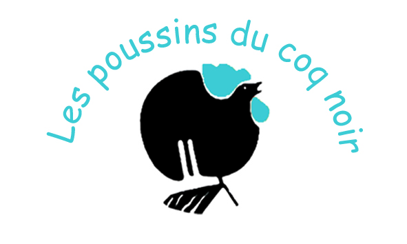 logo poussins du coq noir, animations scolaires et familles